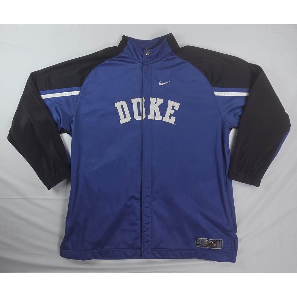 Vintage Nike Elite Duke Blue Devils Basketball Warm Up Jacket XXL 2XL C111 -12